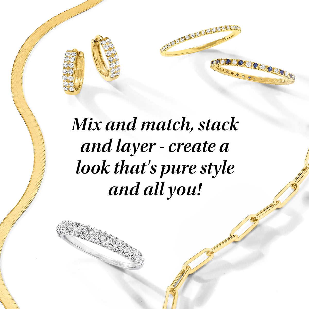 14kt Yellow Gold Paper Clip Link Necklace E9123