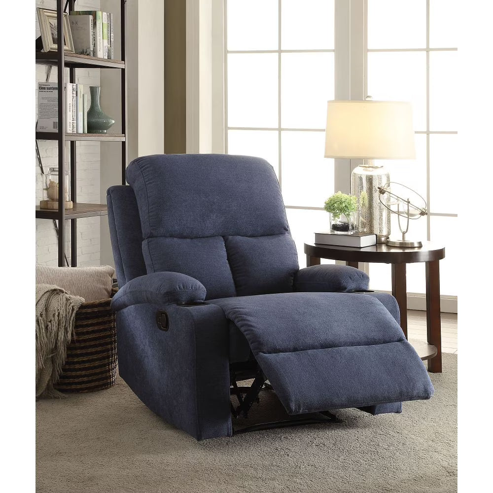 Blue Velvet Recliner N3614
