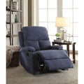 Blue Velvet Recliner N3614