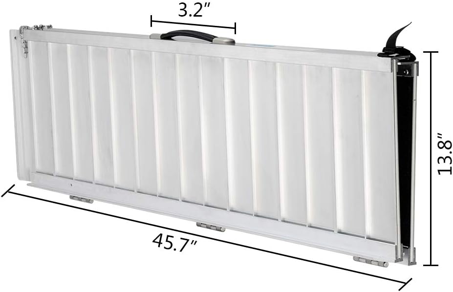 4ft Aluminum Wheelchair Ramp Threshold Portable Ramps S65281