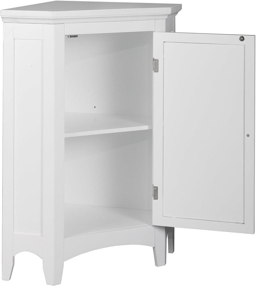 White Bathroom Storage Floor Cabinet D3242