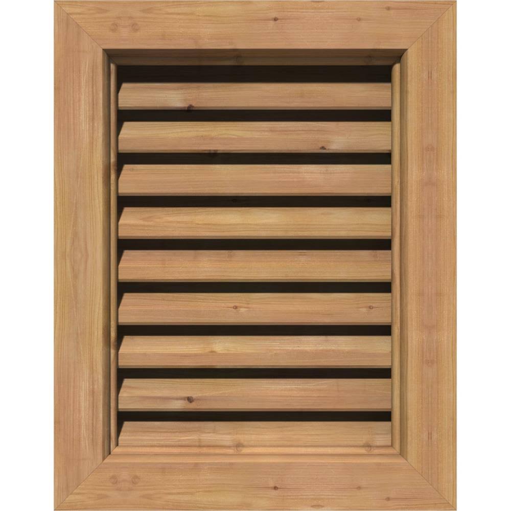 Unfinished Functional Vertical Gable Vent Q493