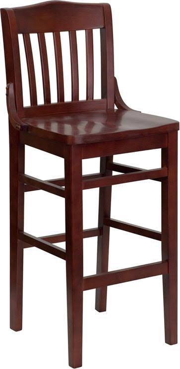 Mahogany Wood Restaurant Chair and Barstool B579