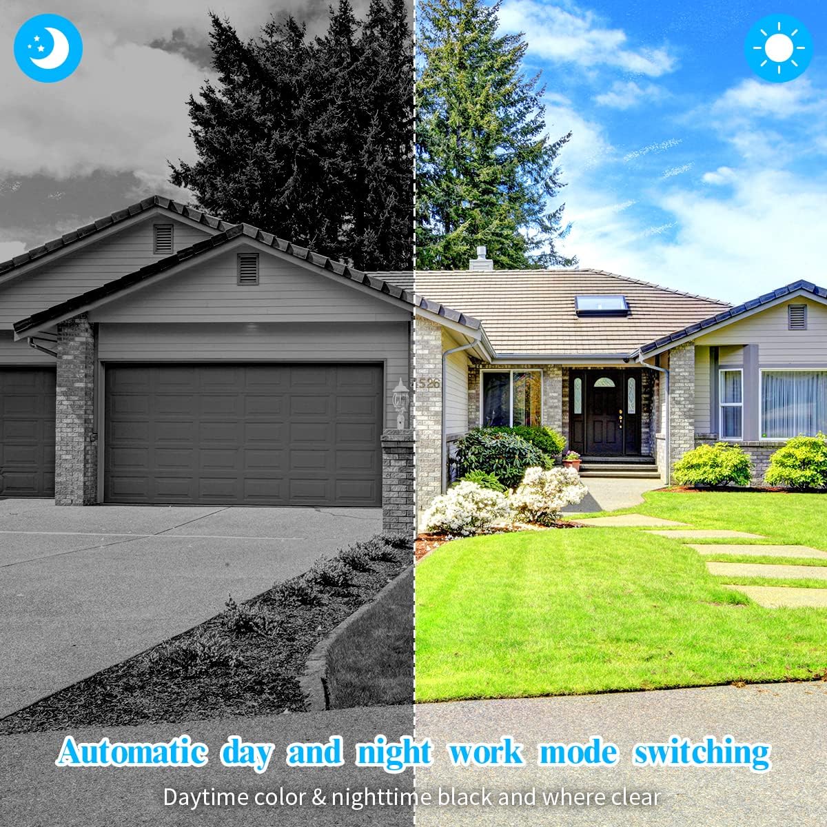 3K 5.0MP 1944P Wireless Security Camera System with 4TB Hard Drive and 8 Cameras U8974