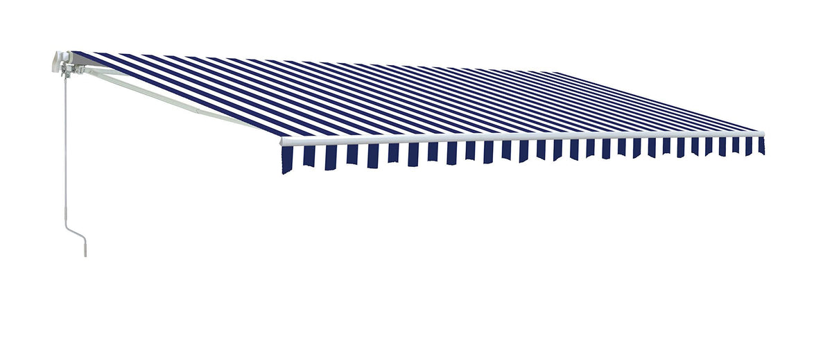 Blue/White Patio Awning Canopy RV Tent S1557