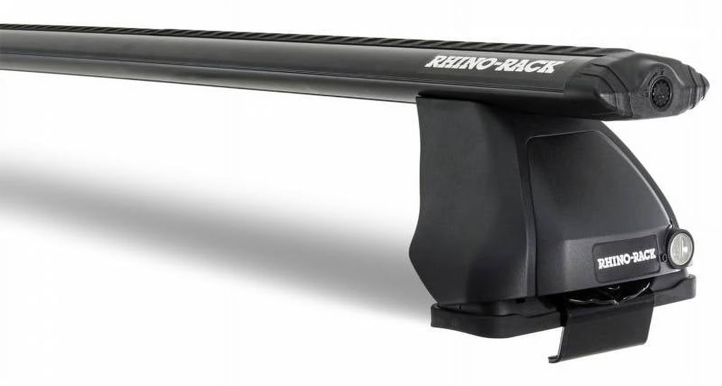 2015-2019 Chevrolet Silverado HD GMC Sierra 2500 HD 3500 HD Crew Cab Double Cab Black 2 Bar Roof Rack Z3484