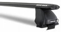 2015-2019 Chevrolet Silverado HD GMC Sierra 2500 HD 3500 HD Crew Cab Double Cab Black 2 Bar Roof Rack Z3484