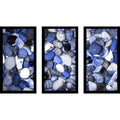 3 Piece Framed Photographic Print Set J263