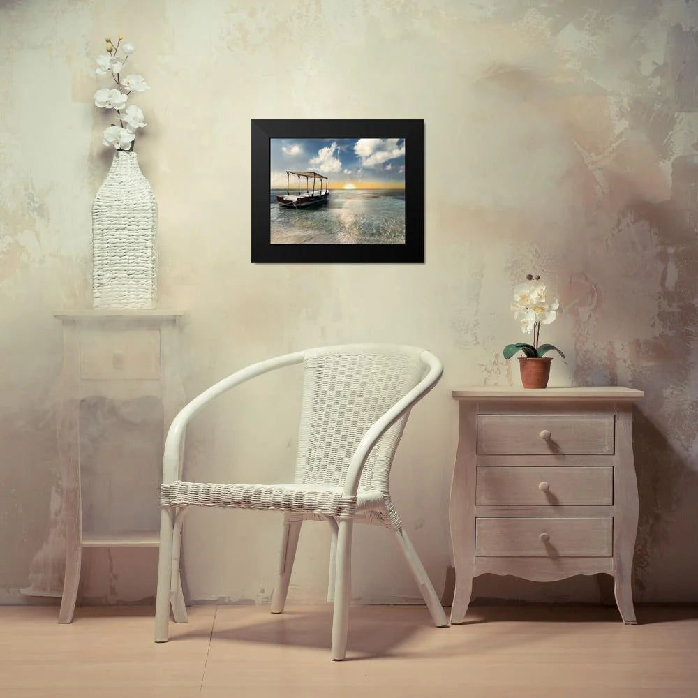 Black Modern Framed Museum Art Print H23877