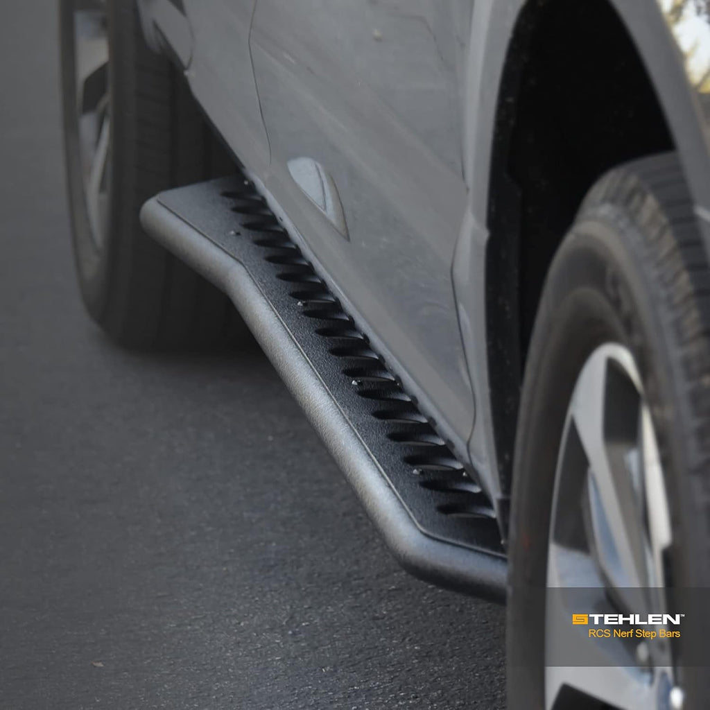 Textured Black Rock Slider Side Step Rail Nerf Bars for Ram 1500 Crew Cab P4377