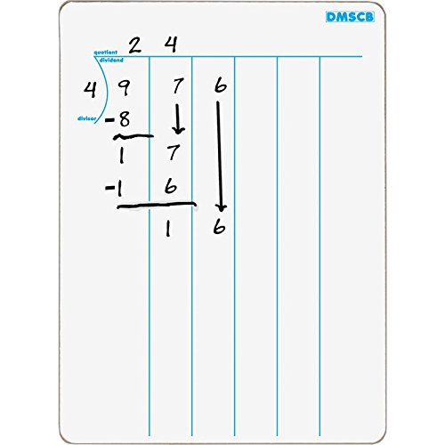 Two-Sided Dry Erase Board Set, 12” by 9” (Set of 6) I69033