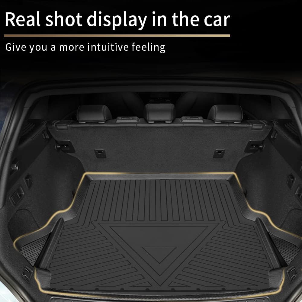 Black All Weather Cargo Trunk Liner Floor Mat Z9694