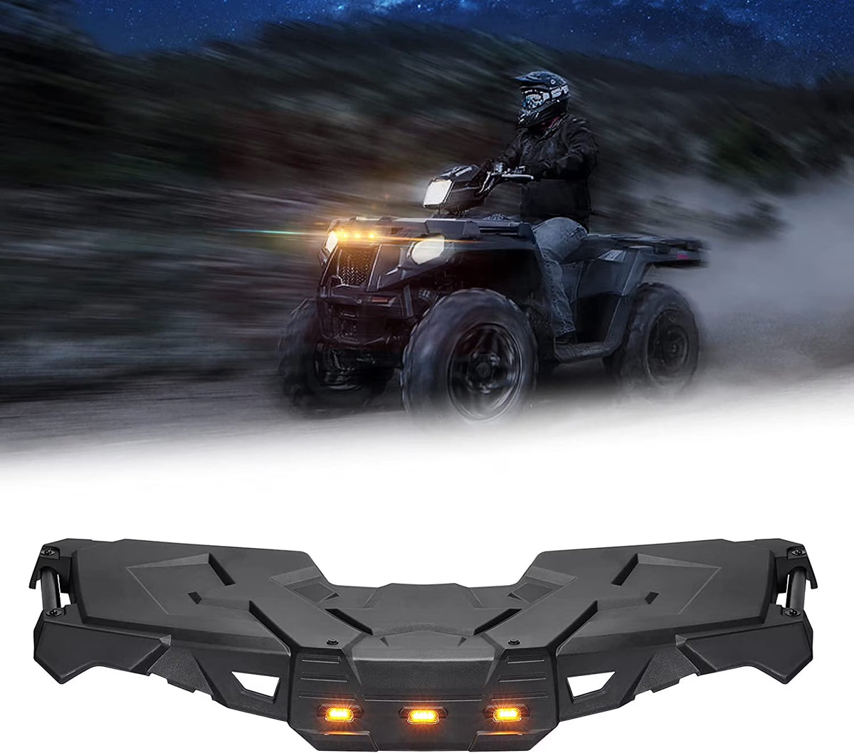 ATV Front Rack with Lights A712680