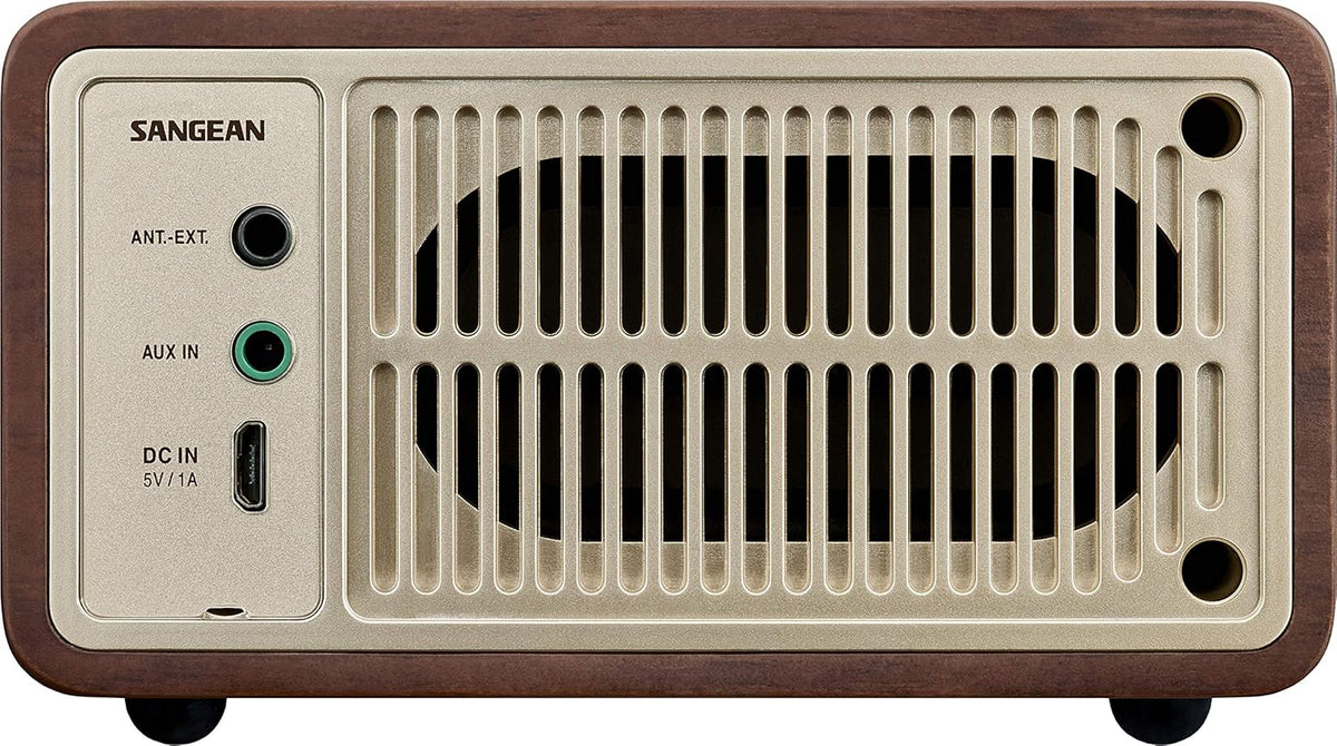 Wood Cabinet Mini Bluetooth Speaker with FM Tuner F963