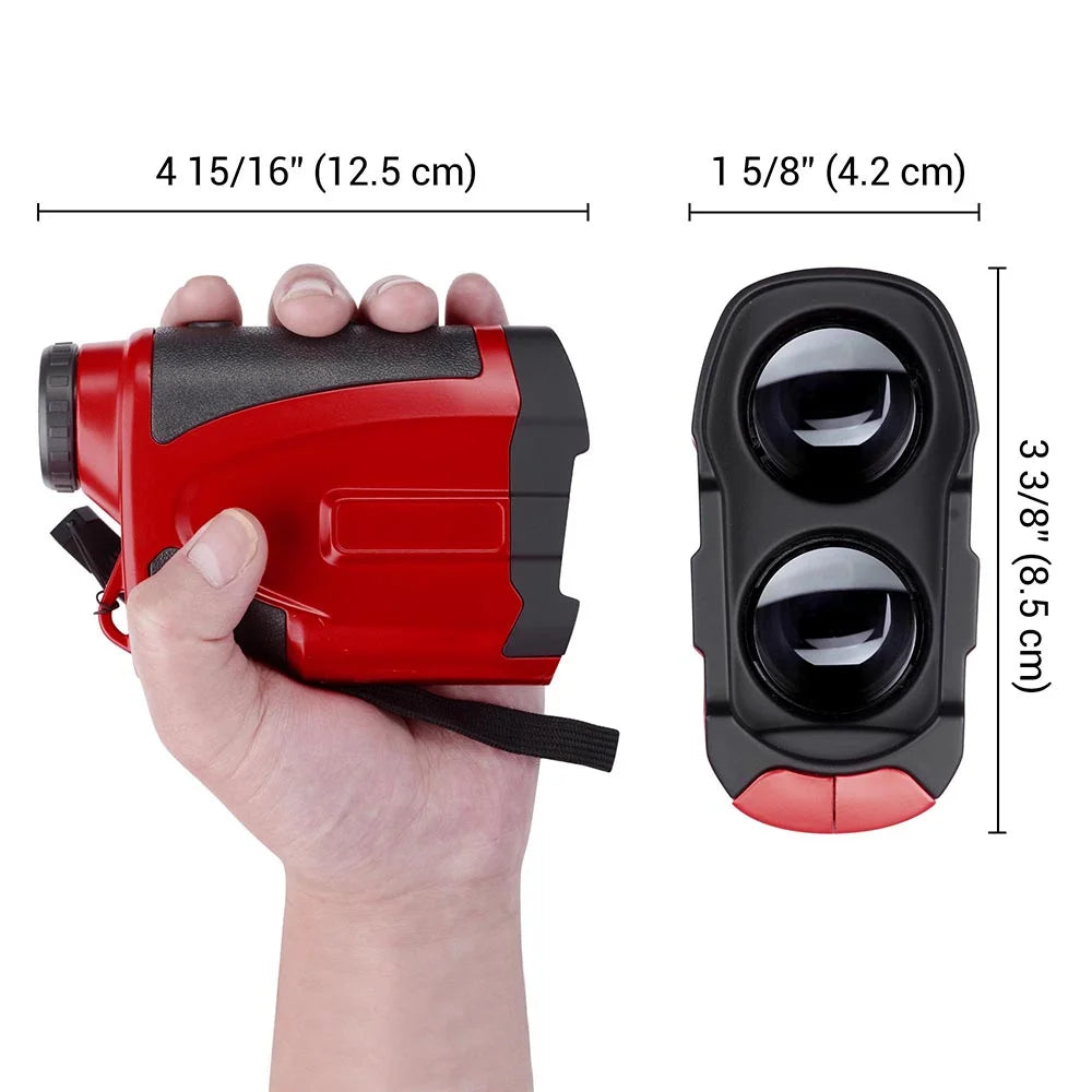 Red 1000 Yards 6X Laser Golf Rangefinder I146314