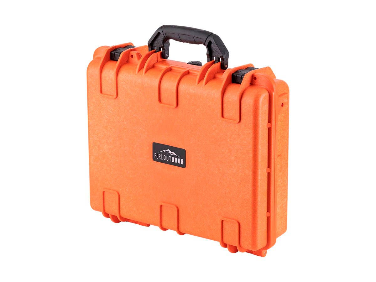 Orange Weatherproof Hard Case with Customizable Foam X408307