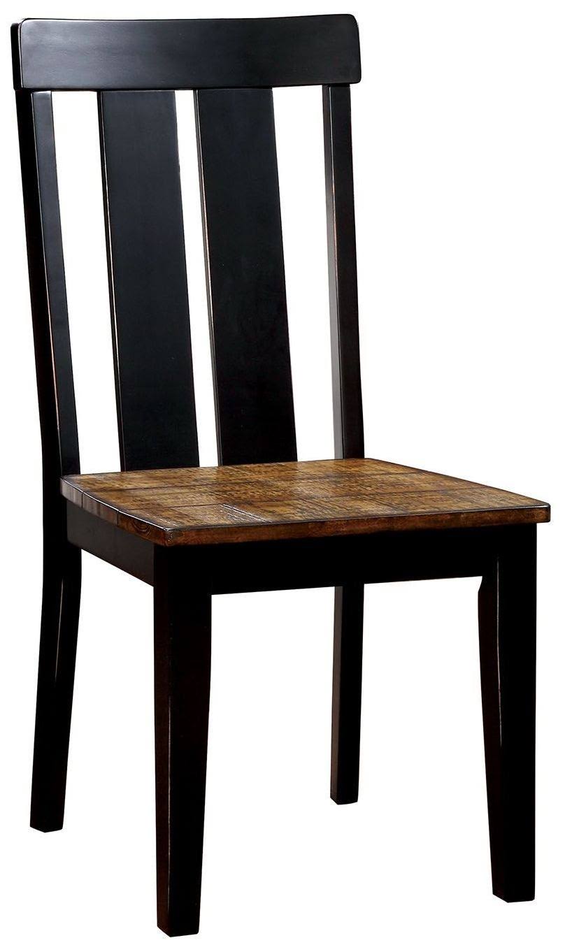 Oak Black Dining Table F71941