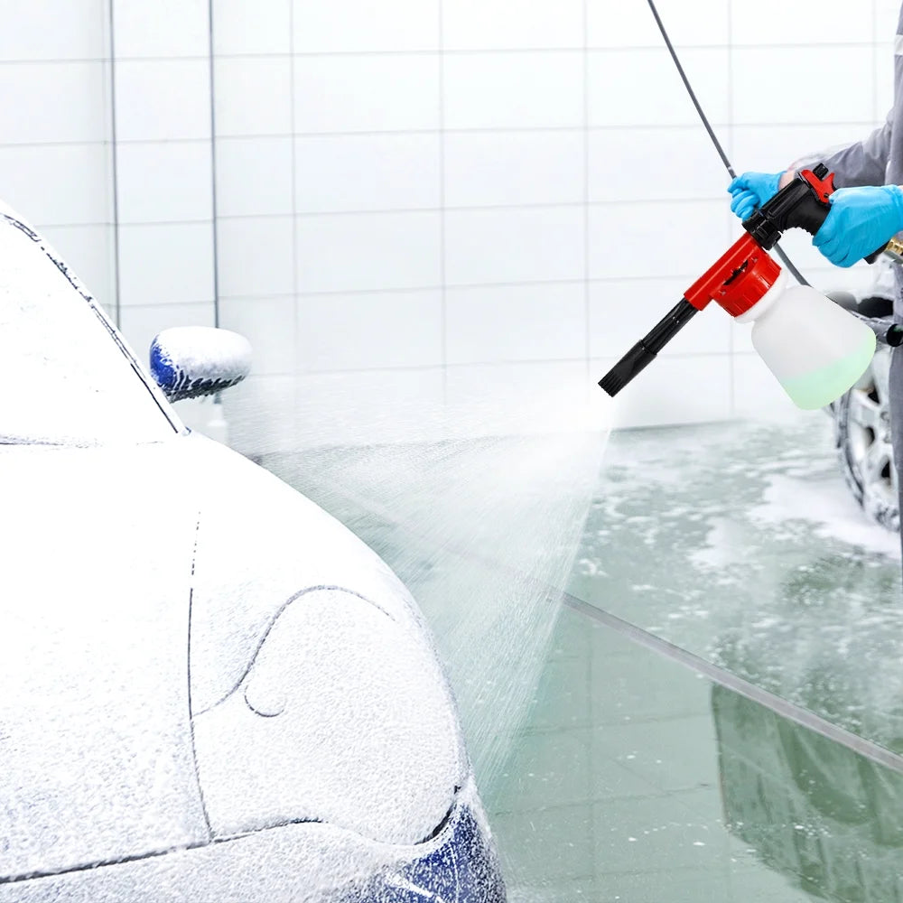 Foam Sprayer Nozzle Kit with 1 Liter Bottle Universal Connectors L514