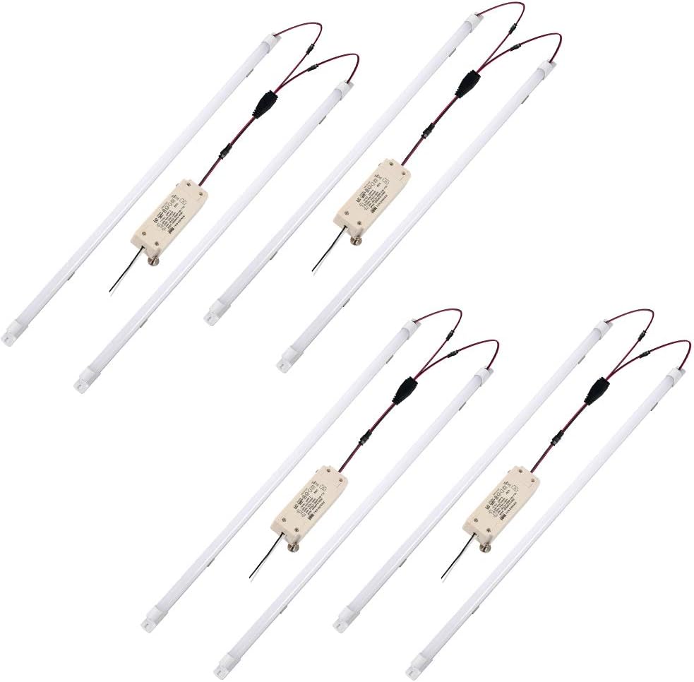 4 Pack LED Troffer 2x4 FT Retrofit Kit, 36W, 5000K Daylight White, 0-10V LED Driver H31539