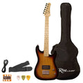 3/4 Size Student Electric Guitar Bundle, Sunburst M1046