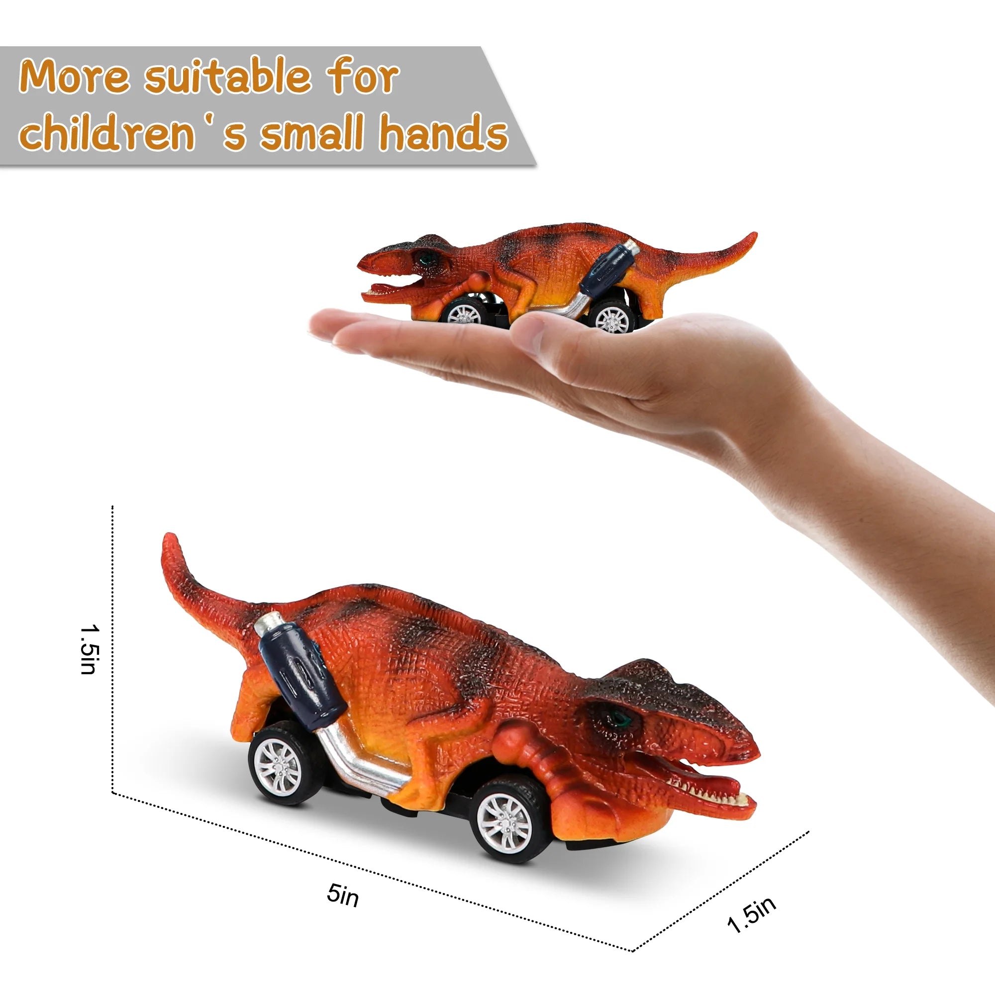 6 Pack Pull Back Dinosaur Cars K263224