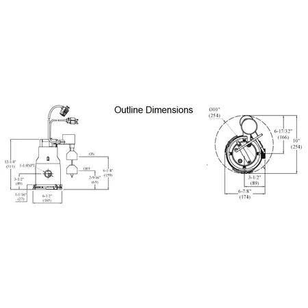 1/2 HP Sump Pump B2095