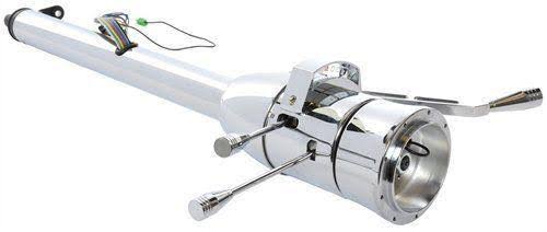 Chrome Tilt Steering Column, Column Shift F62442