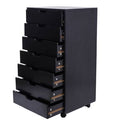 7-Drawer Wood Mobile Filing Cabinet N107906