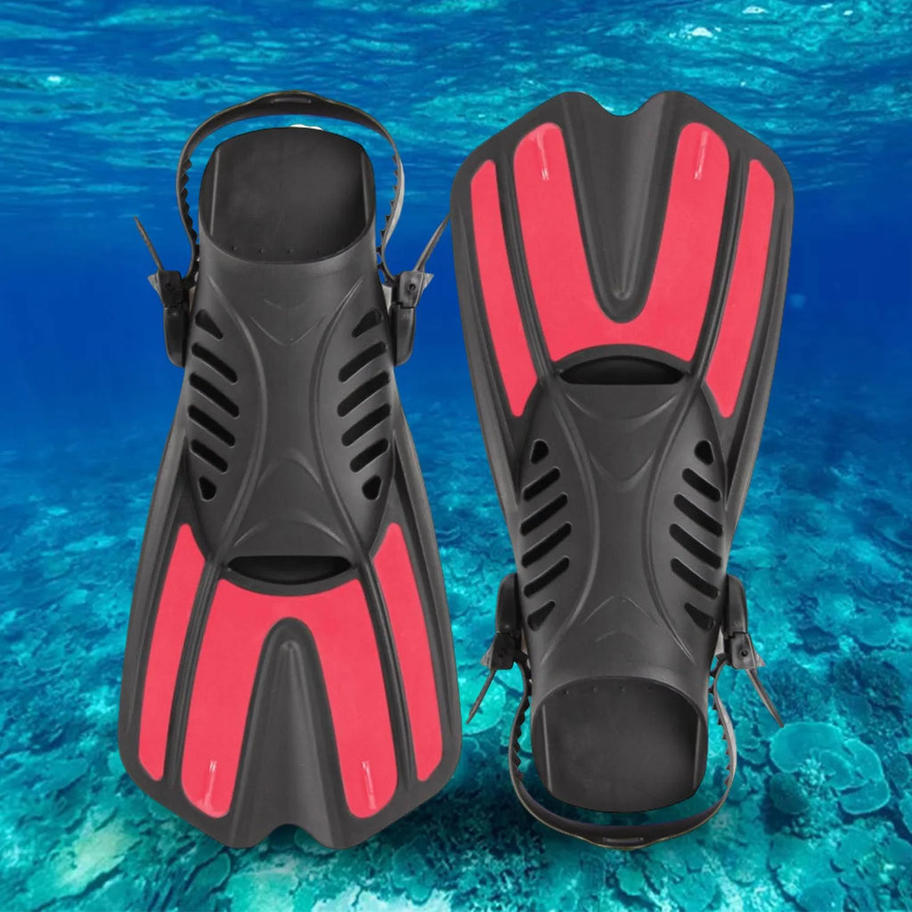 Pink Flexible Diving Flippers V54968