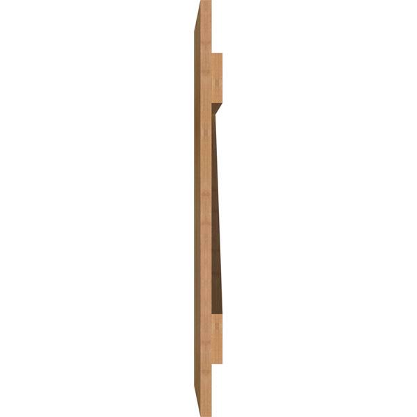 Rough Sawn Western Red Cedar Board-n-Batten Shutters with Z-Bar E374