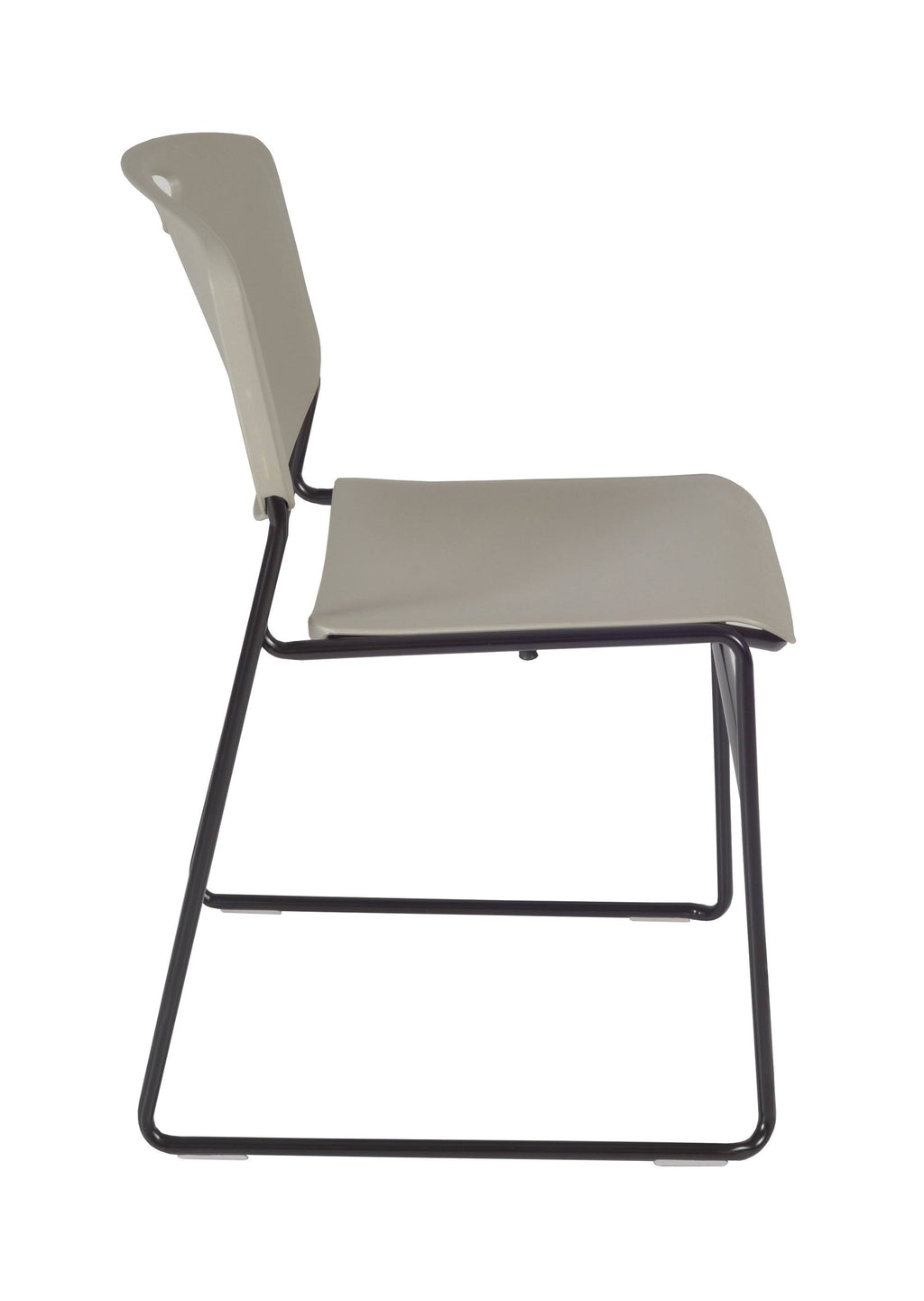 Round Breakroom Table with 4 Stack Chairs Z973