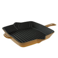 Saffron Cast-Iron Square Grill Pan F41810