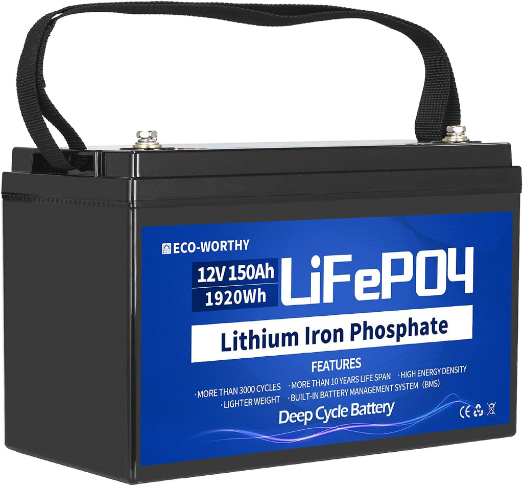 12V 24Ah LiFePO4 Lithium Iron Phosphate Battery with BMS Protection J8178