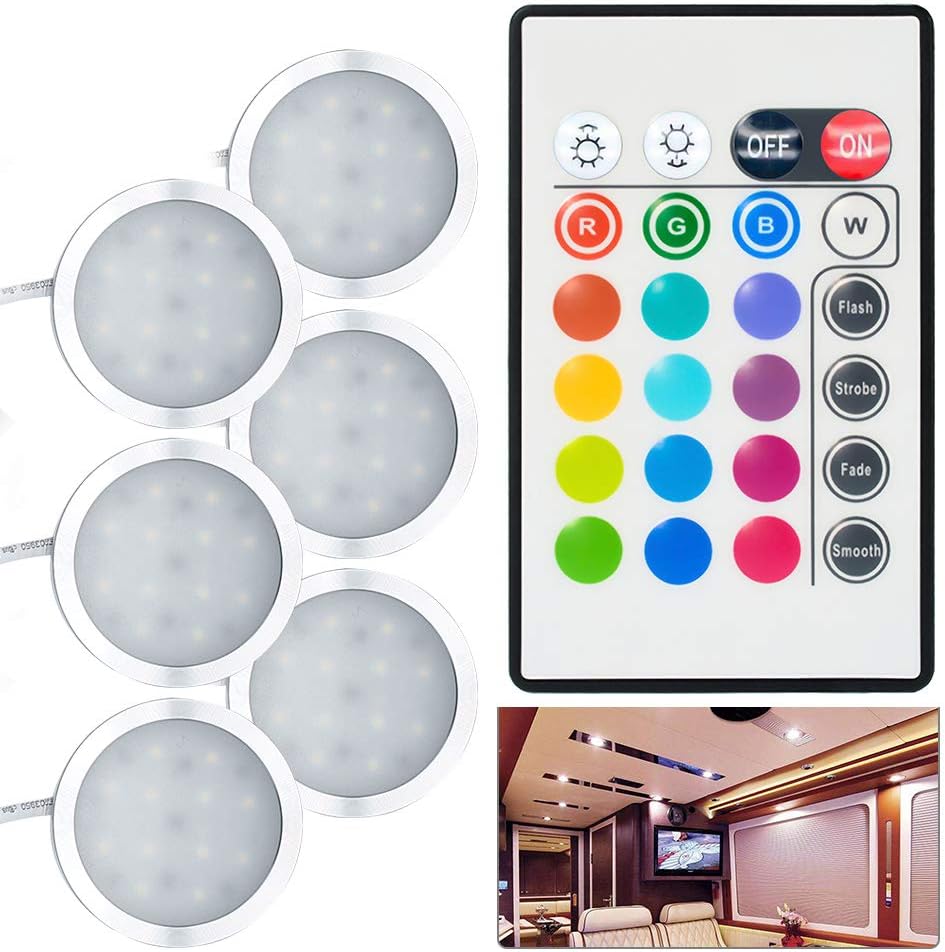 RGB Dimmable Under Cabinet Light Kit, Pack of 2 K33662