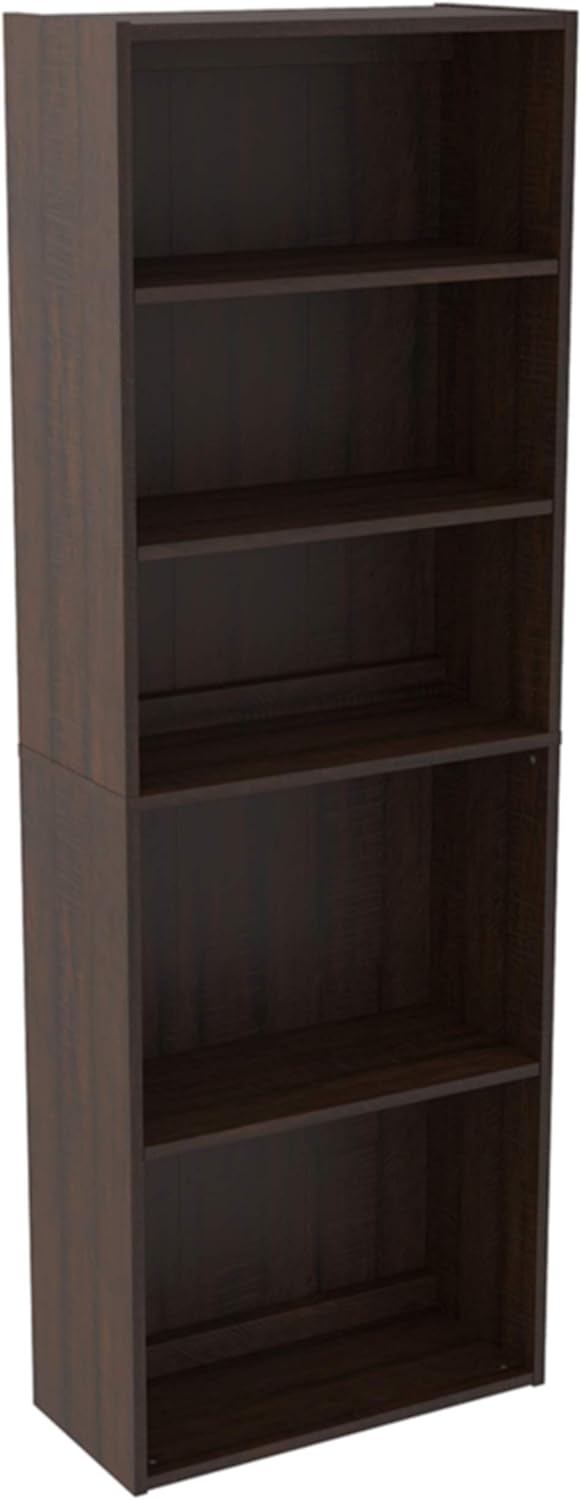 Warm Brown 4 Shelf Bookcase Y71639