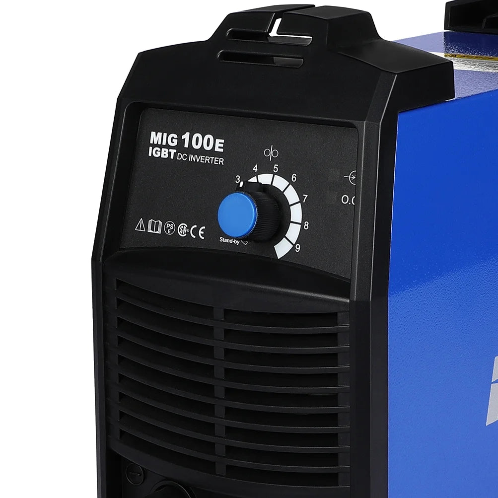 MIG Welder Machine, 110V/120V, 30-90Amp, Gasless Core Wire, Adjustable Speed Control C339760