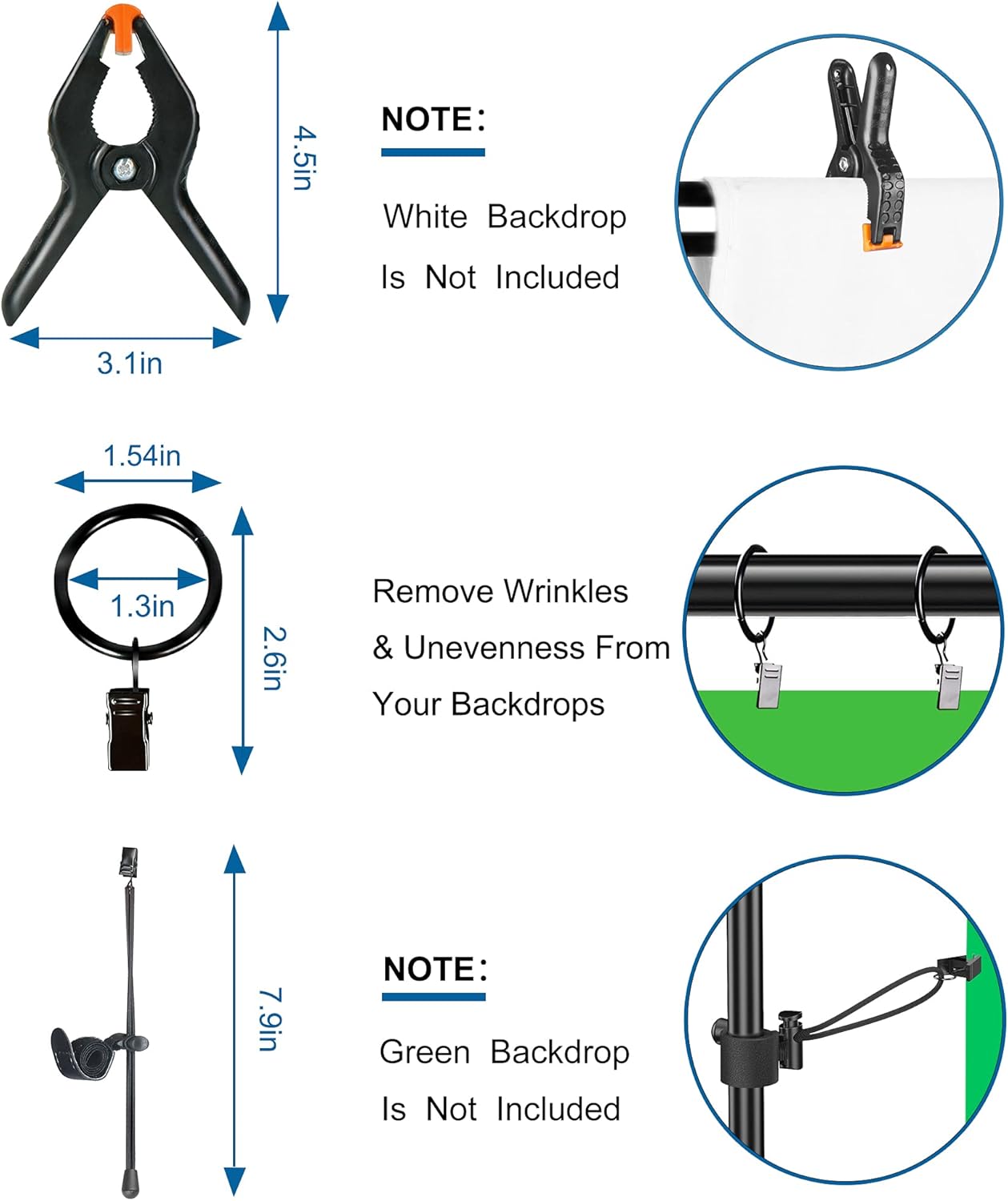 7x10Ft Adjustable Photography Background Support System Kit with Carry Bag G4541
