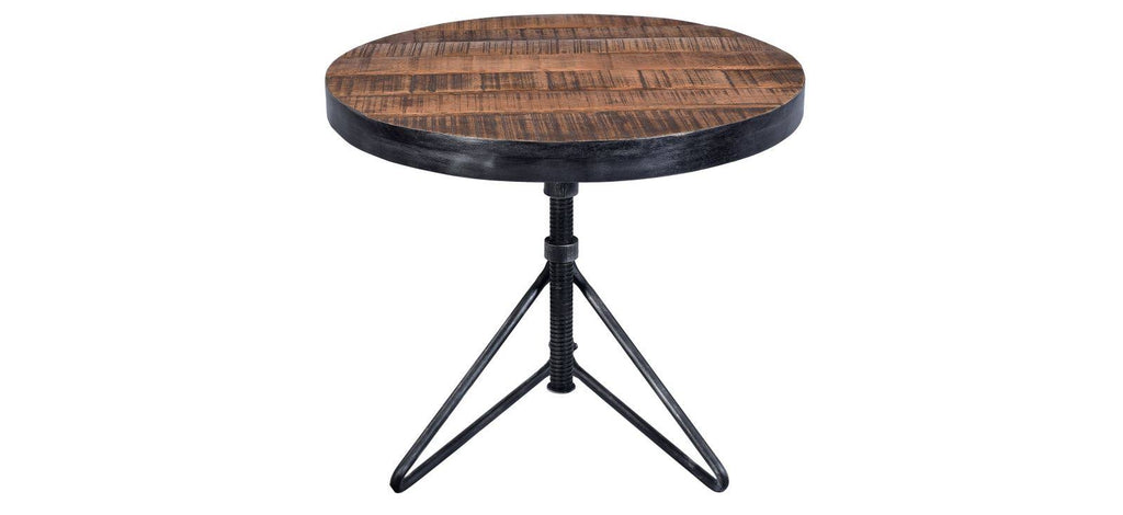Natural Adjustable Round Accent Table L628294