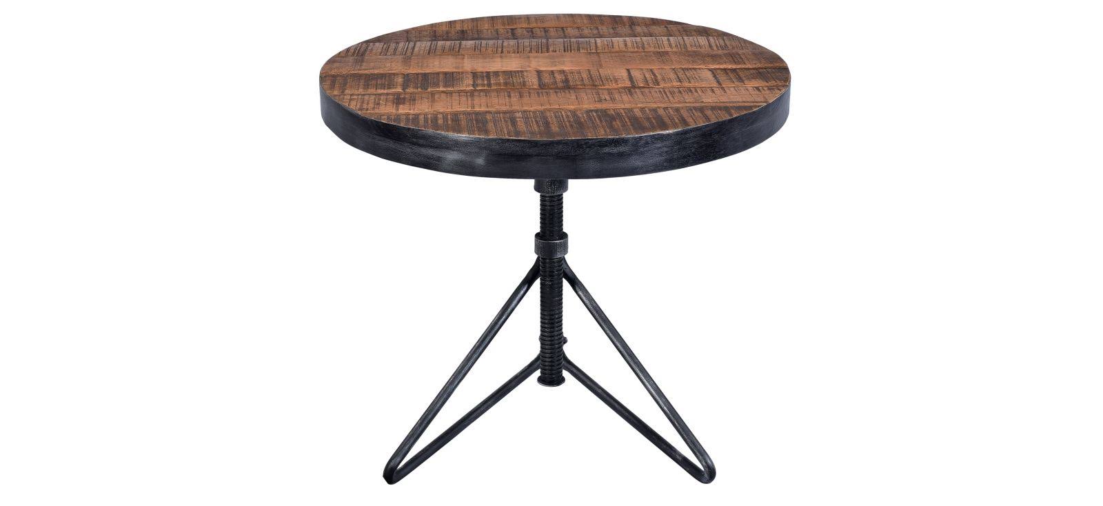 Natural Adjustable Round Accent Table L628294